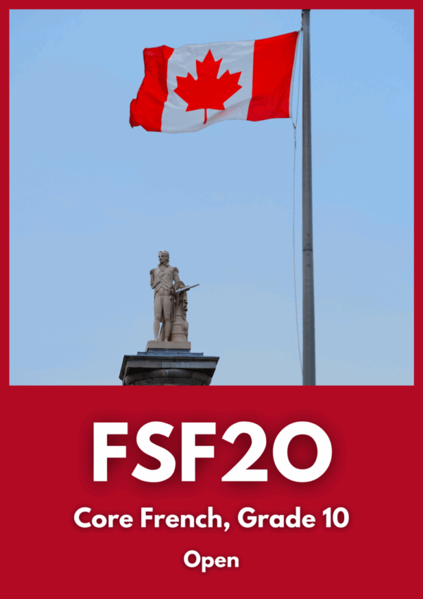 Core French, Grade 10, Open (FSF2O)