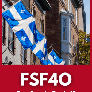 Core French, Grade 12, Open (FSF4O)