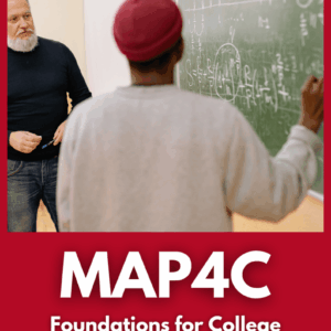 Foundations for College Mathematics, College Preparation (MAP4C)